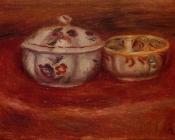 皮埃尔 奥古斯特 雷诺阿 : Sugar Bowl and Earthenware Bowl